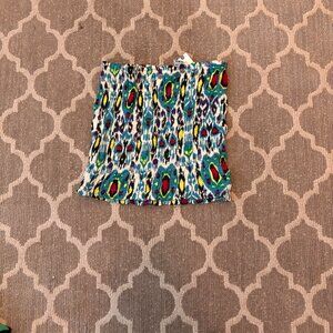 Anthropologie strapless top